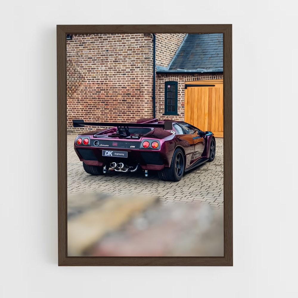 Poster Ferrari Diablotin – affiche Lamborghini (vue 5)